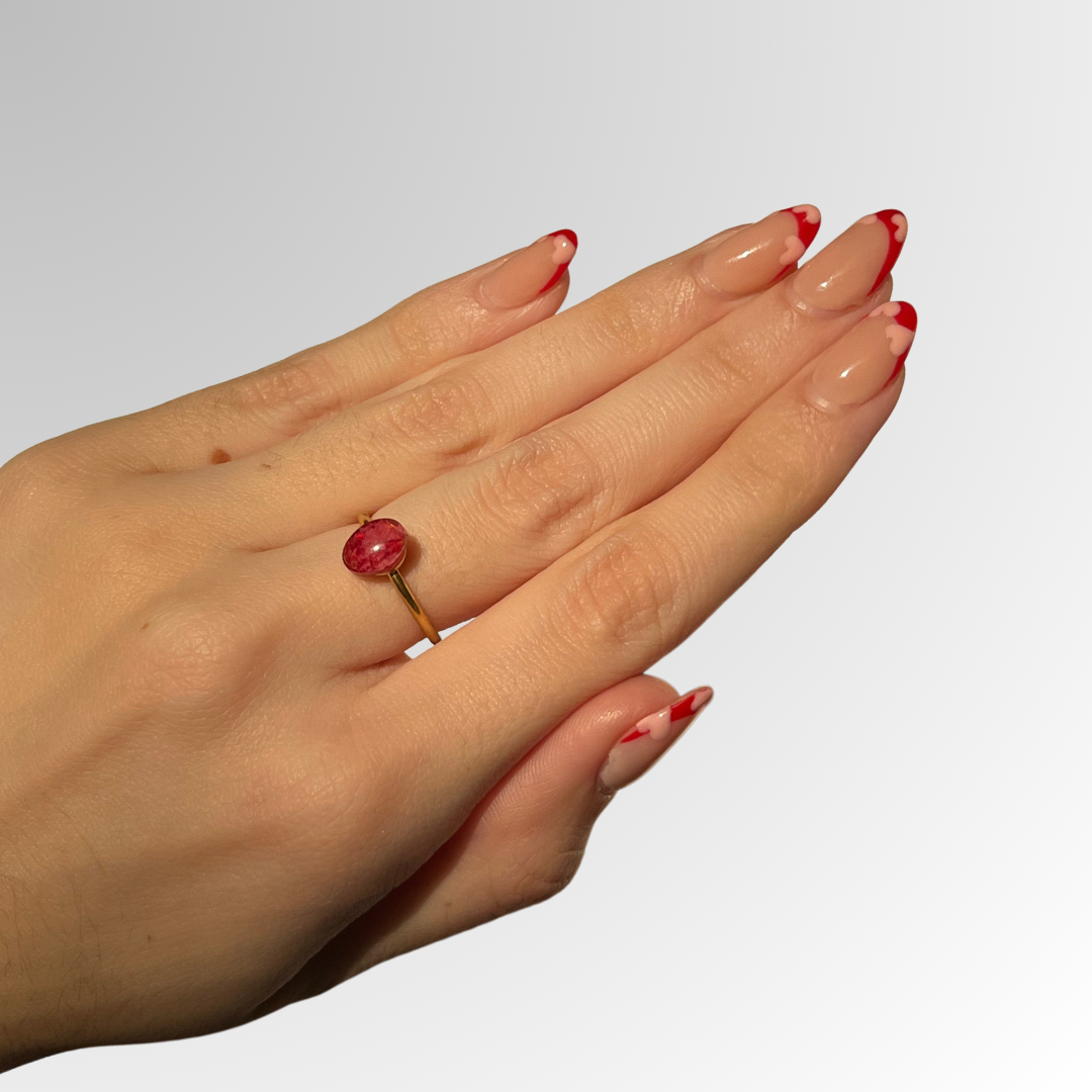 Anillos piedrita