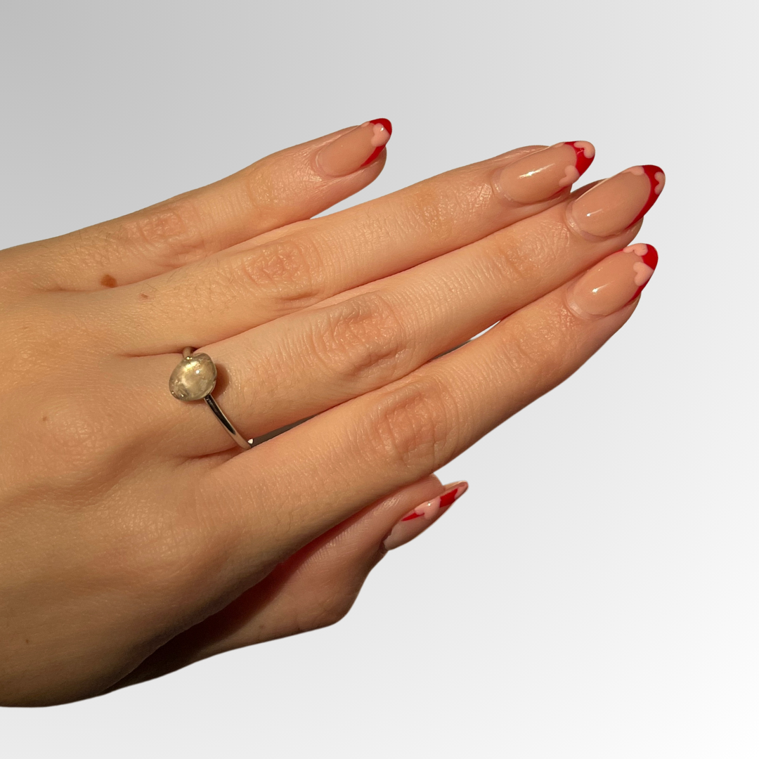 Anillos piedrita